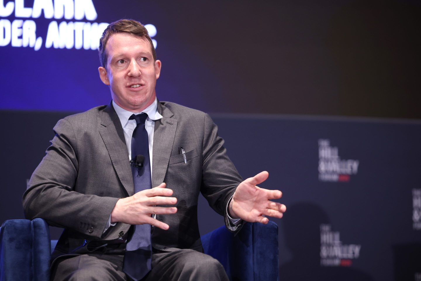 Anthropic co-founder Jack Clark speaking at The Hill &amp; Valley Forum